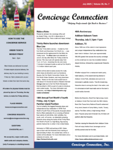 July 2025 Concierge Connection Newsletter
